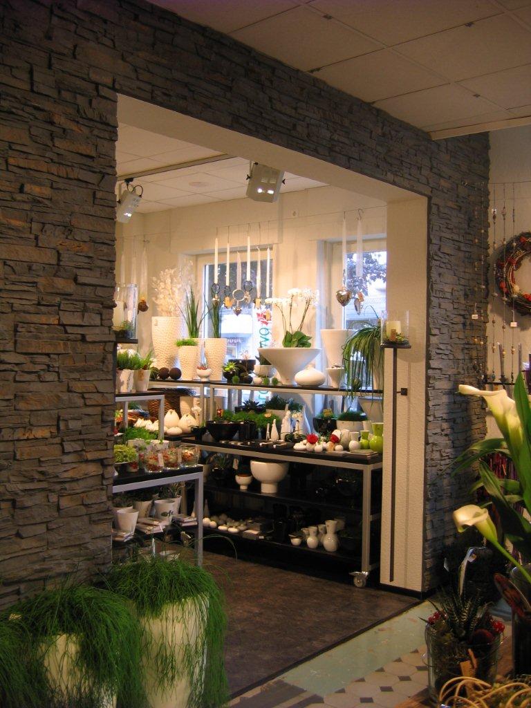 Panel Piedra en una Floristeria