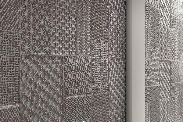 Panel decorativo imitación cemento Geometrico