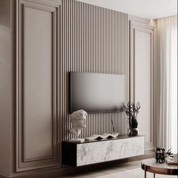 Paneles Decorativos con molduras Art Decó