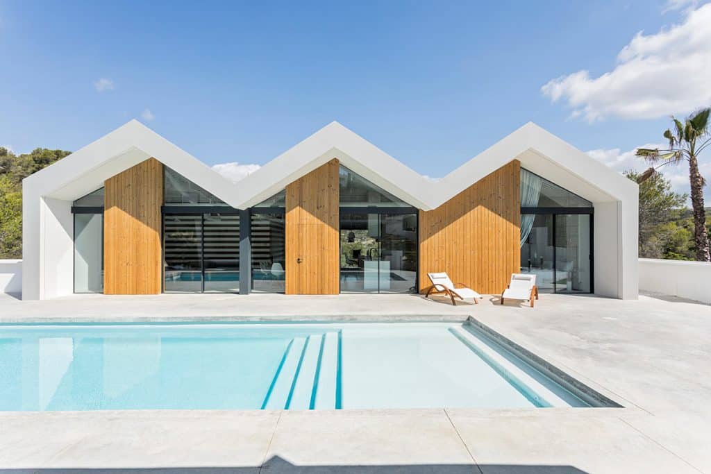 Paneles imitación cemento en una Vivienda — panneaux imitation ciment PanelPiedra®