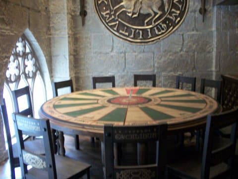 Panelpiedra en un restaurante medieval