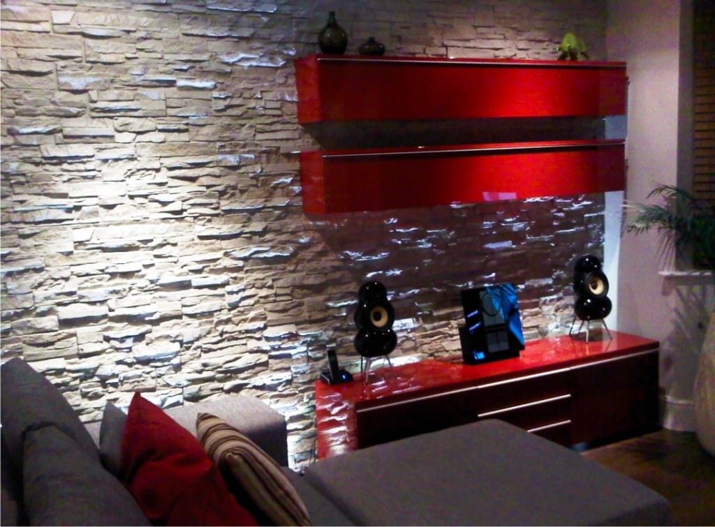 PanelPiedra Pizarra en una Vivienda — stone-effect panels by PanelPiedra®