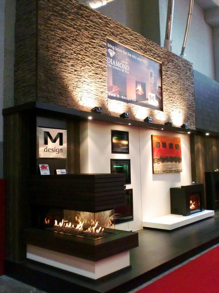 Diseño de Stand con Paneles de Piedra — stone-effect panels by PanelPiedra®