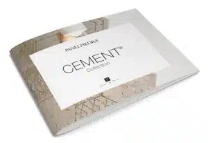 Portada del catálogo técnico de la colección Cement