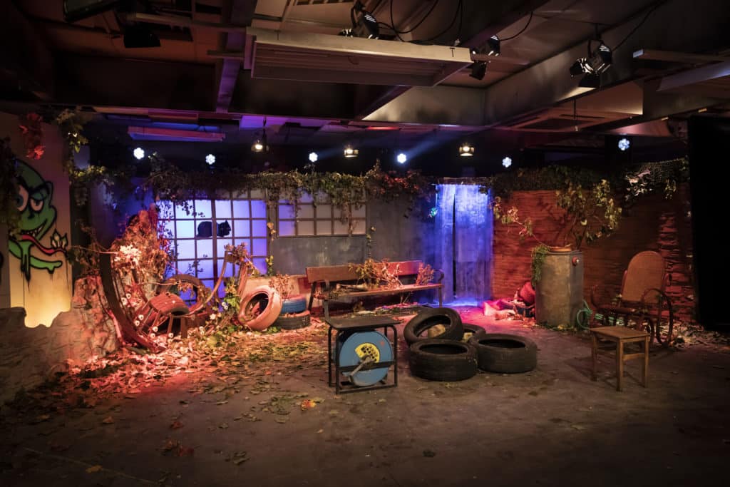 Proyecto a medida para GH Vip8 Halloween — paneles decorativos PanelPiedra®