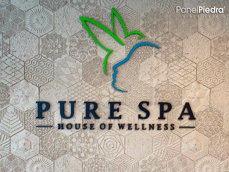 Paneles Decorativos en un Spa