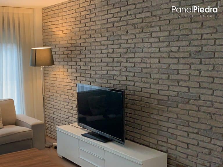 Decora una Pared con paneles imitación ladrillo