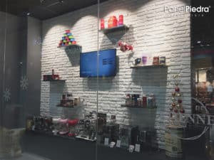 Revestimientos Ladrillo Viejo en un coffe shop