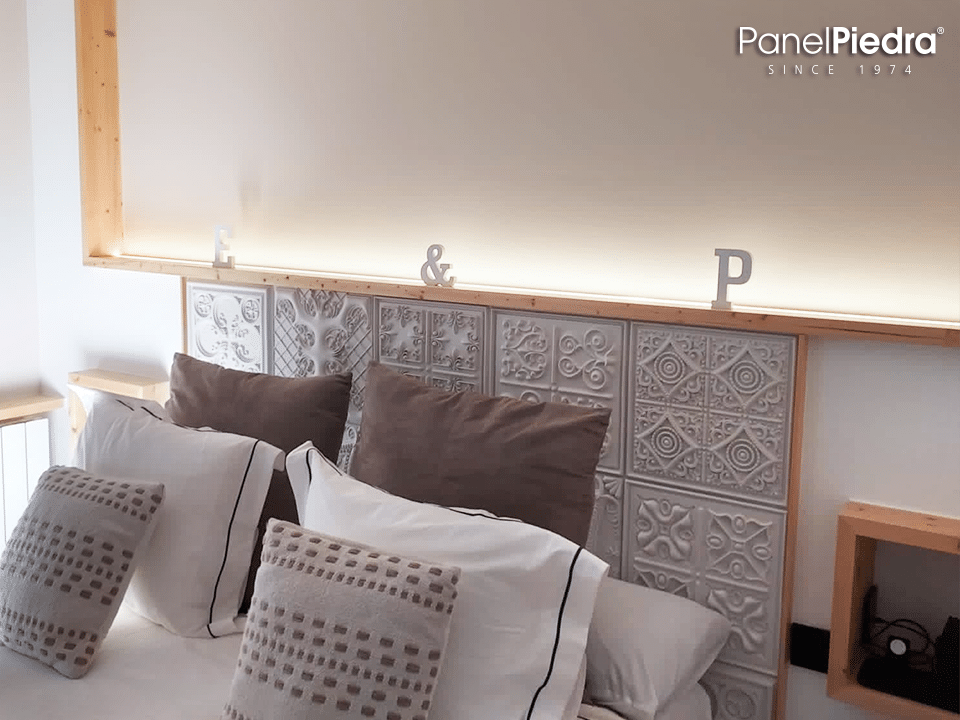 Cabecero de Cama con Paneles Decorativos