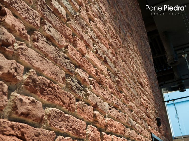 Decorar un restaurante con Paneles de Ladrillo
