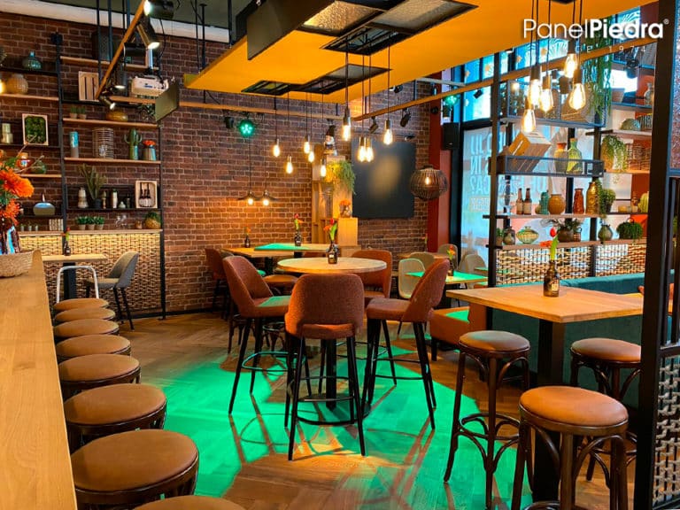 Imitación Ladrillo en Restaurantes