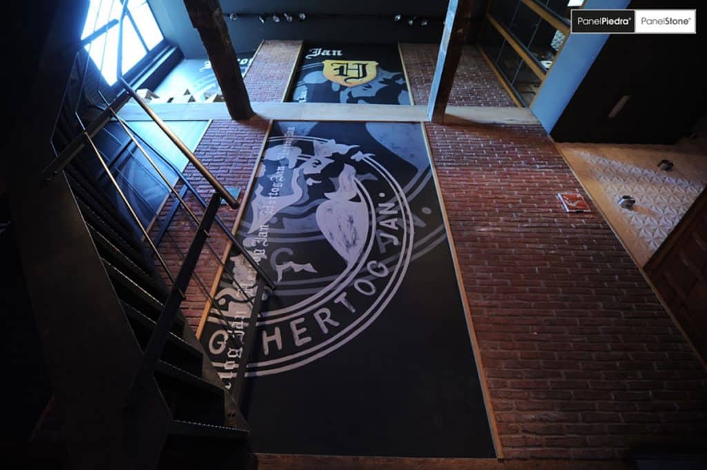 Decoración de un Pub con Paneles Imitación Ladrillo — brick-effect panels by PanelPiedra®