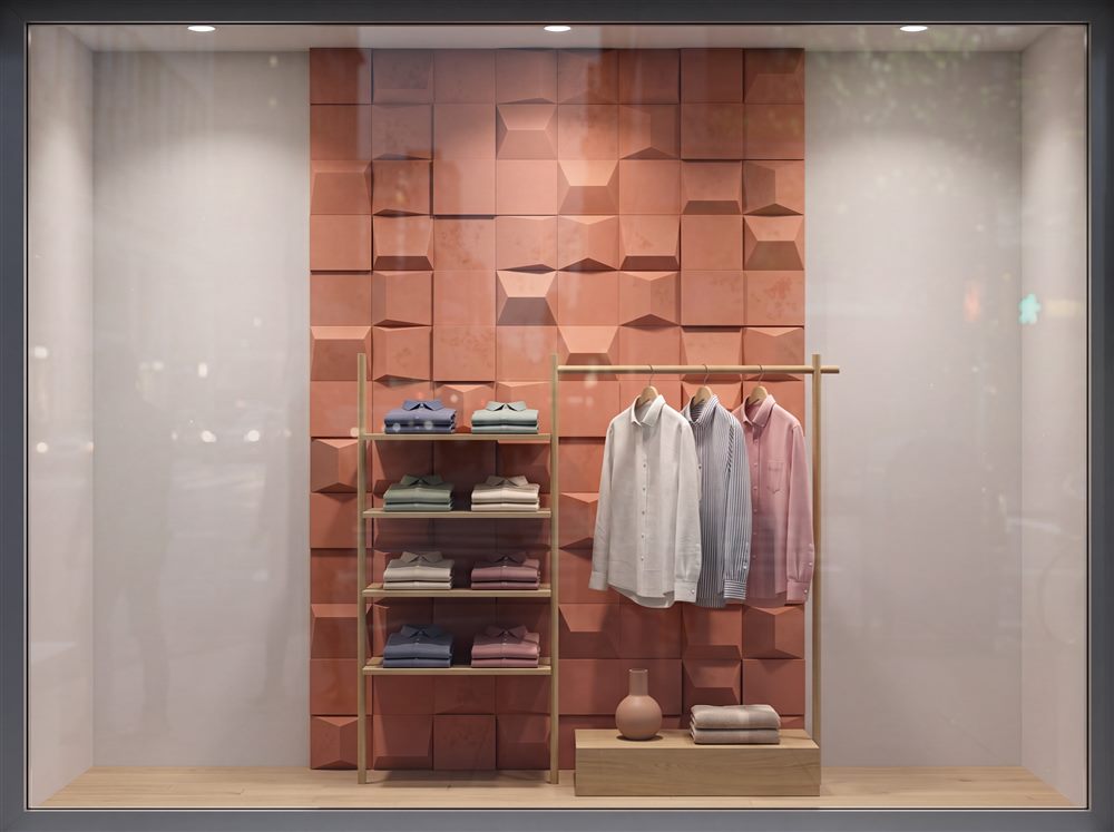 Azulejo Ceramic Cube en ambiente