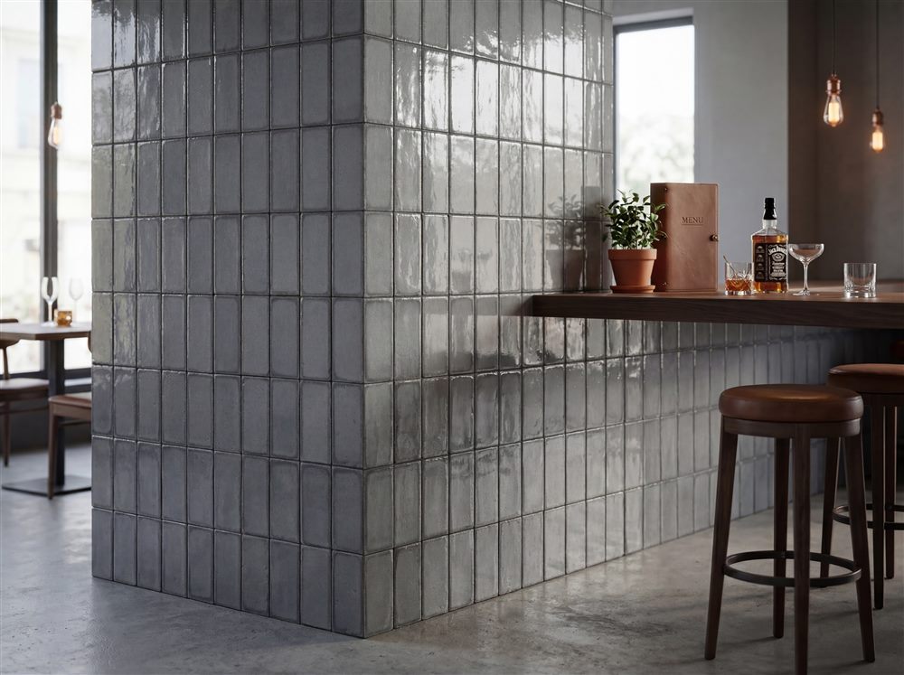 Azulejo Ceramic Rectángulo 20x10 en ambiente