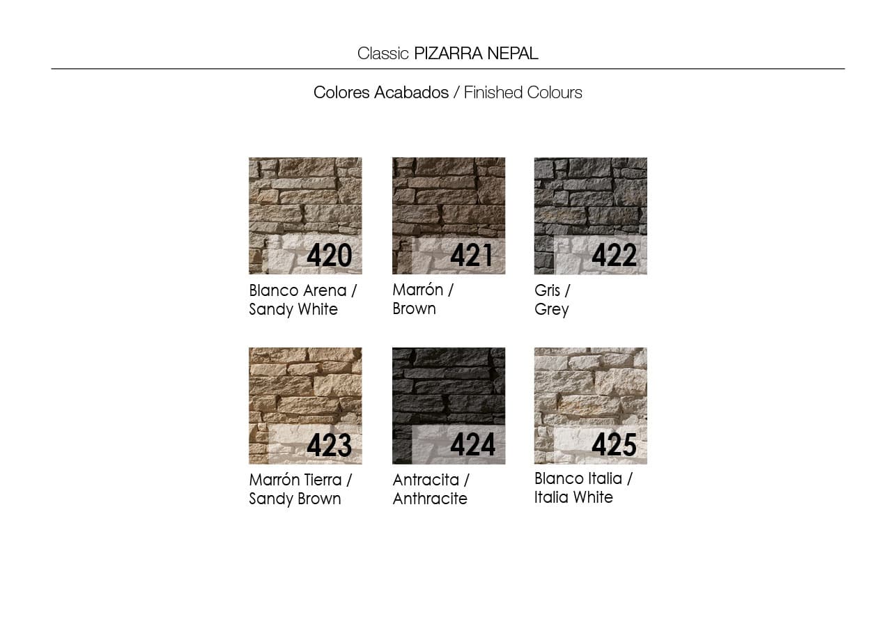 Inglosa - El panel piedra pizarra Nepal, es uno de los