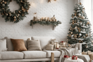 ideas para decorar tu salon en navidad