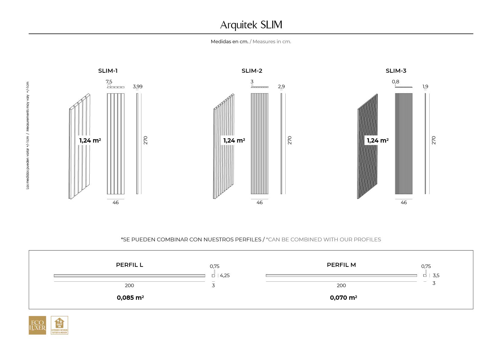 Panel decorativo Slim