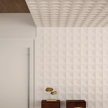 20Pzs Paneles Decorativos 3d para Pared Diagonal 50x50cm 5m2 Cubiertos –  HappyWare