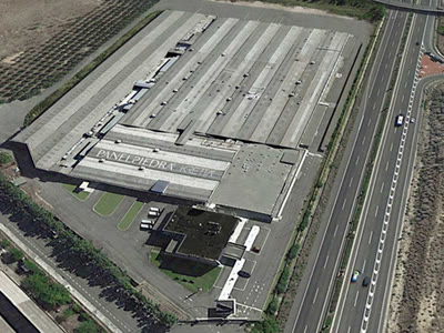 Instalaciones de fabricación de PanelPiedra® en Tudela